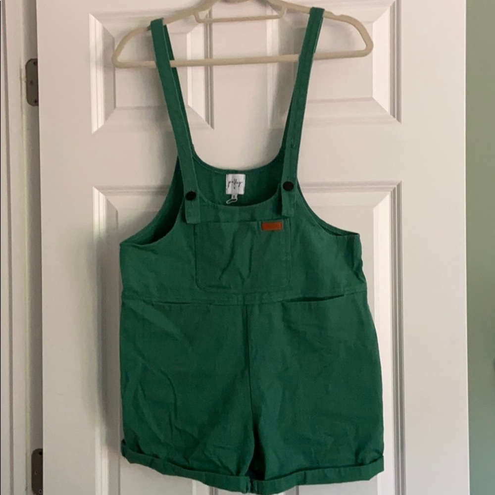 Fun Green Overalls